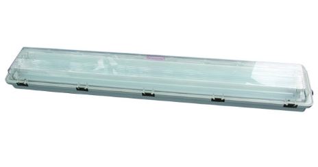 Crown Extra BYS1200 Explosion Proof Ex de IIC T6, IP66 Linear Light with 2 18W LED Tube