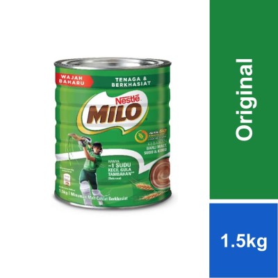*Nestle Milo Activ-Go Chocolate Malt Powder Tin 1.5Kg [2s]