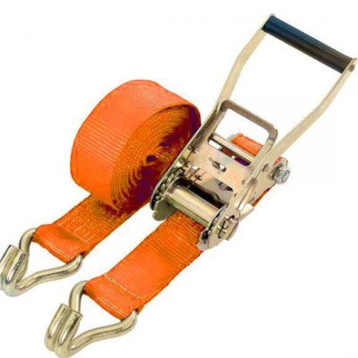 Heavy Duty Truck Ratchet Tie Down Straps Cargo Lashing Belt