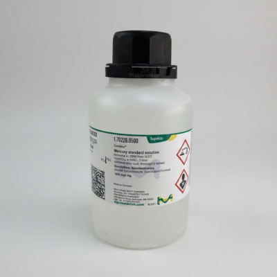 Mercury ICP standard tranceble to SRM from NIST, Hg(No03)2 in HNo3 10%,1000mg I. Hg Cert
