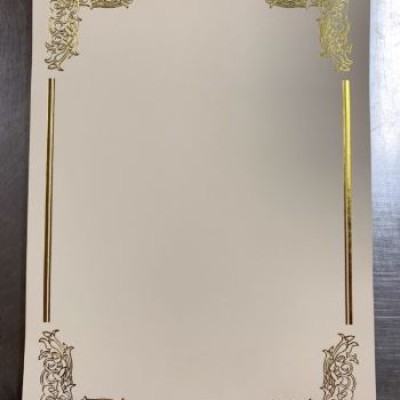 A4 Certificate Paper -100S  Certificate  Certificate paper  A4 Size Certificate  Sijil Paper  Certificate Paper Without Common Seal