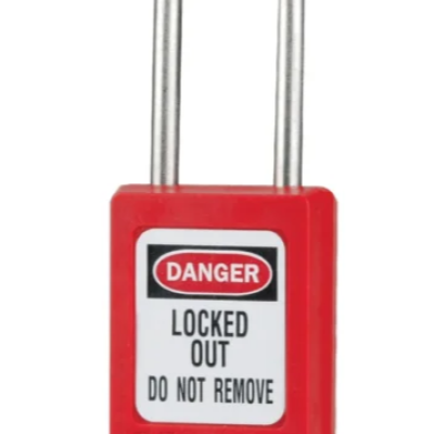 Master Lock Red 1-Lock Zenex Thermoplastic Safety Lockout Padlock, 5mm Shackle, S31RED
