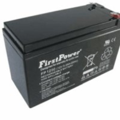 First Power FP1290 Rechargeable Seal Lead Acid Back Up Battery (12V 9AH)