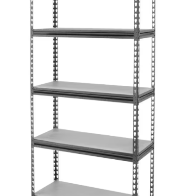 Standard Duty Shelving, 5 Shelves, 380kg Shelf Capacity, Grey 1830mm x 915mm x 460mm