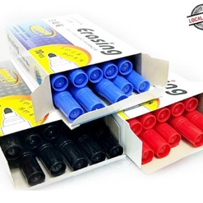 *Erasing whiteboard Marker pen WB528 10 PCS BOX 2.8mm white width