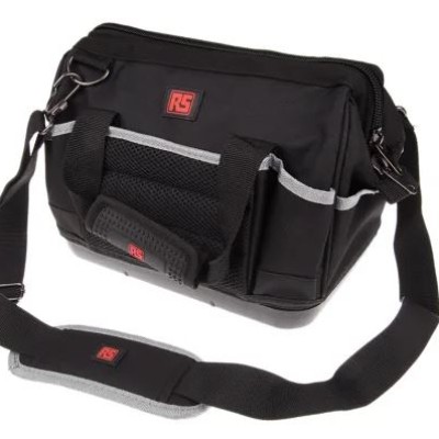 RS PRO Polyester Tool Bag with Shoulder Strap 310 mm x 200mm x 210 mm