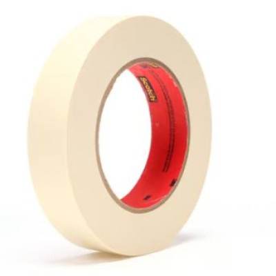 03851 SCOTCH HIGH PERF MASKING TAPE 214 TAN 1"X60YD