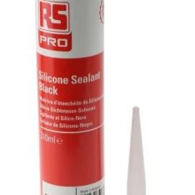 RS PRO RS Components Neutral Silicone Sealant Black Sealant Paste 310 ml