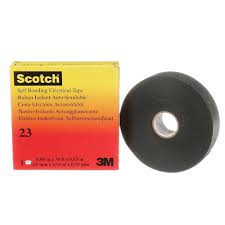 Scotch®️ Rubber Splicing Tape 23, 3  /  4 in x 66 ft, Black