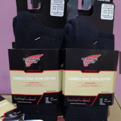 Red Wing 97266 Cotton Socks, per pair