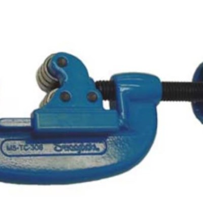 Tube Cutter for Stainless Steel, Soft Copper, and Aluminum Tubing from 3 16 to 1 in. OD and 6 to 25 mm outside diameter.