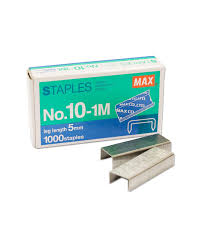 MAX STAPLES NO.10-1M 1000STAPLES