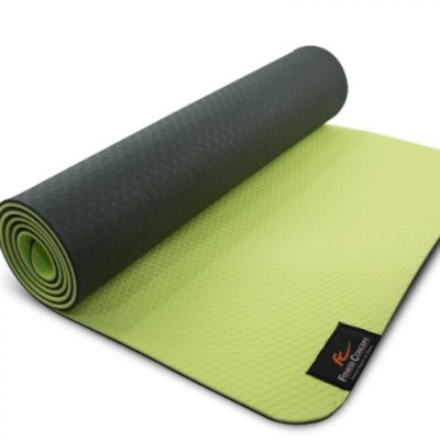 *FITNESS CONCEPT 8mm TPE YOGA MAT WITH MESH BAG (GREEN)