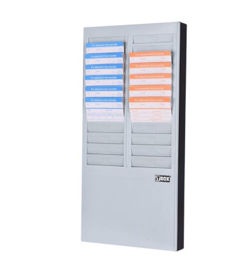 iTBOX DOUBLE ROW CARD RACK 24'S 24 Slots Time Card Rack