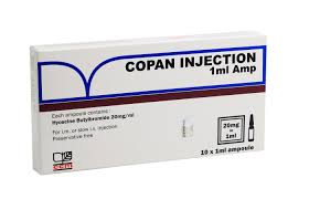 COPAN 20MG  /  ML SOLUTION FOR INJECTION VIAL 10'S (HYOSCINE BUTYLBROMIDE)