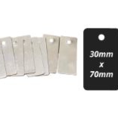 Aluminium Plate With Hole Punch Machine Tagging Name