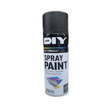 PAINT SPRAY ACYLIC - BLACK (400ML) (DELIVERY TO LABUAN AREA ONLY)