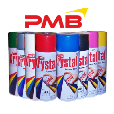 KRYSTAL SPRAY PAINT, GREEN, 400ML, CAN (DELIVERY TO LABUAN AREA ONLY)