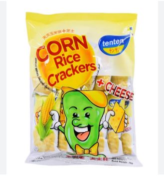 Ten Ten Corn Cheese Rice Cracker 230g