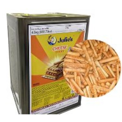 TIN BISKUT JULIE'S CHEESE STICKS 4.5KG