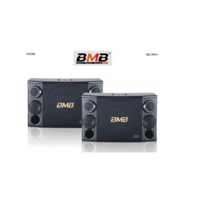 BMB CSD-880 10" 3-Way 5 Speaker Karaoke Speaker, 400W