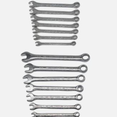Craftsman Combination Wrench Set 14 Piece SAE + Metric Full Polish Tools