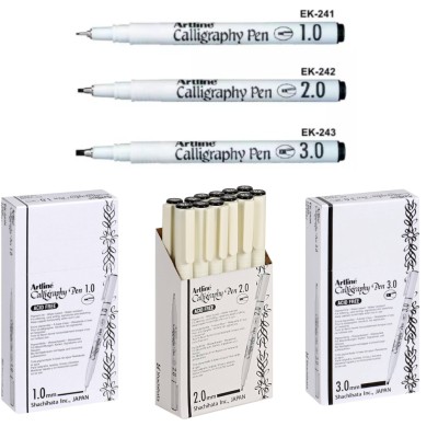 Artline Calligraphy Pen (Chisel Style) Black 1.0