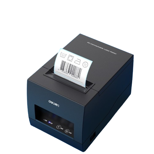 Deli 2 in 1 Wireless Bluetooth Thermal Barcode Printer