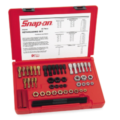 SNAP-ON 48 pc Master Rethreading Tap and Die Set   Model: RTD48