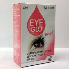 EYE GLO RELIEF EYE DROPS 10ML (RED)