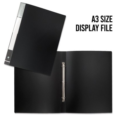 A3 3 Hole Clear Holder File Refillable Strong Hold High Thickness Document Sheet Protector