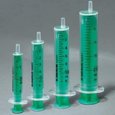 B. Braun Injekt Disposable Syringes 2 ml, 2-Parts, Luer-Lock, Single Sterile Packed, Pack of 100