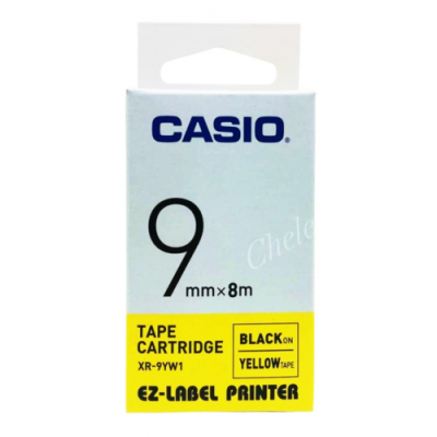 CASIO EZ-LABEL TAPE 9MM (YELLOW)