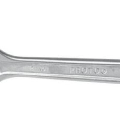 Proto 710LA Wrench Adjustable, Clik-Stop, Satin Chrome, 10"