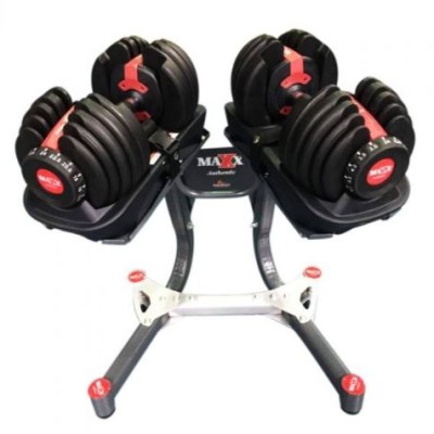 Fitness ConceptMaxx Authentic 24kgselectorized dumbell set with stand