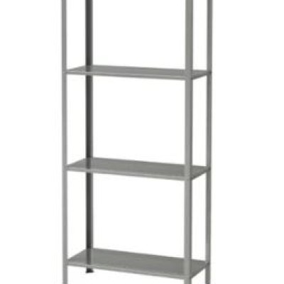 HYLLIS Shelving unit, in outdoor galvanised (Size 60x27x140 cm)