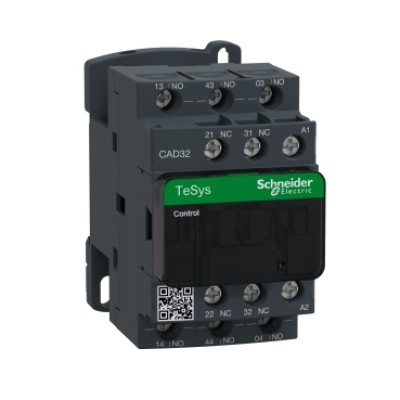 *Schneider Electric Contactor, AC Control Circuit Type, Screw-Clamp Terminals - TeSys CAD Series - CAD32P7