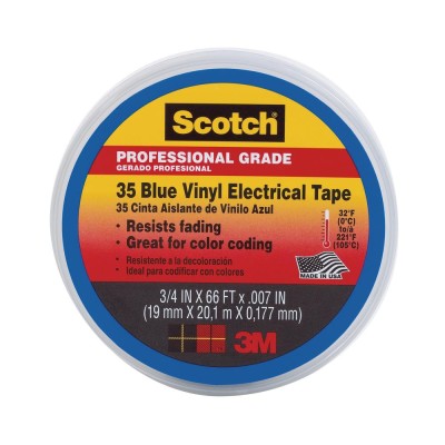 3M ELECTRICAL TAPES BLUE, SCOTCH 35