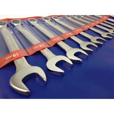 SB TOOLS 14Pcs Combination Wrench Set (8-32mm)