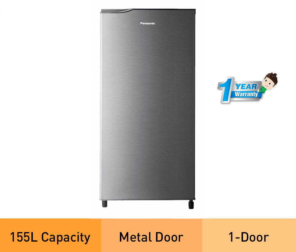 Panasonic 155L 1-Door Refrigerator NR-AF166SSMY