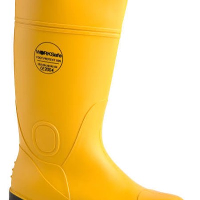 SAFETY YELLOW BOOTS C W STEEL TOE CAP (Worksafe   Ixon   LDM   Remax    Equivalent)