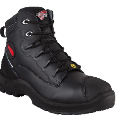 RED WING 3205 SAFETY BOOT (MEN),BLACK,6 in