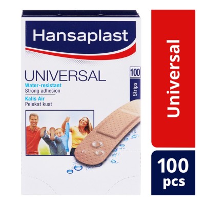 *HANSAPLAST Water Resistant  Universal Wound Plasters [100s]