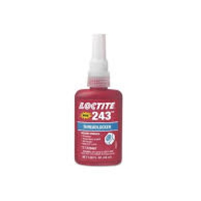 Loctite Loctite 243 Blue Threadlocking Adhesive, 50 ml, 2 h Cure Time