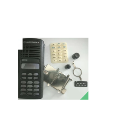 MOTOROLA GP338 RADIO CASING WITH ACCESSORIES