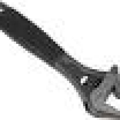 Bahco ERGO rubber handle central nut phosphated adjustable wrench, with reversible jaw. 9070P