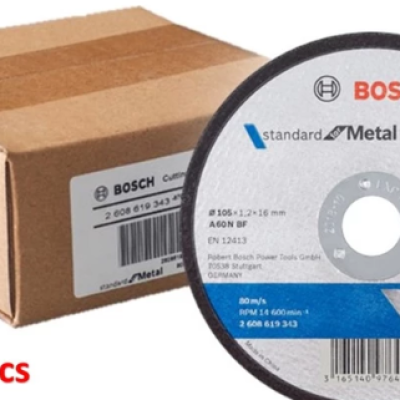 BOSCH 4" Metal Cutting Disc 105mm (25pcs box)