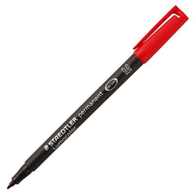 Staedtler Lumocolor Permanent Marker 317 M (RED)