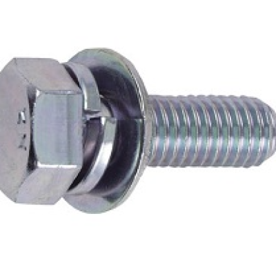 Stainless Steel 304 Hex Bolt + Nut + Spring Washer + Flat Washer M6 X 30mm, 20 pcs per Pack