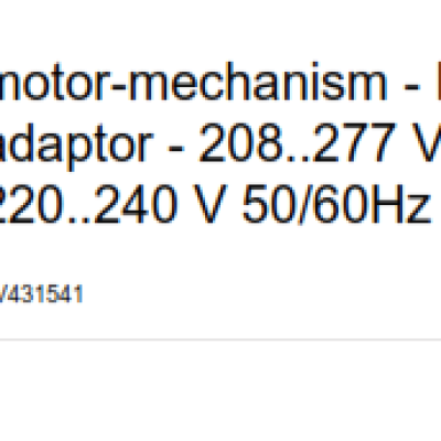 MOTOR MECHANISM MODULE,LV431541,TELEMEC